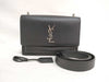 SAINT LAURENT YSL Leather Chain Shoulder Bag Black Shoulder Bag