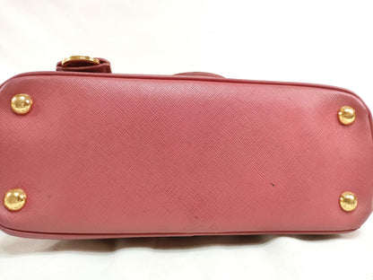 PRADA PRADA Saffiano Leather Pink 2-Way Shoulder Bag