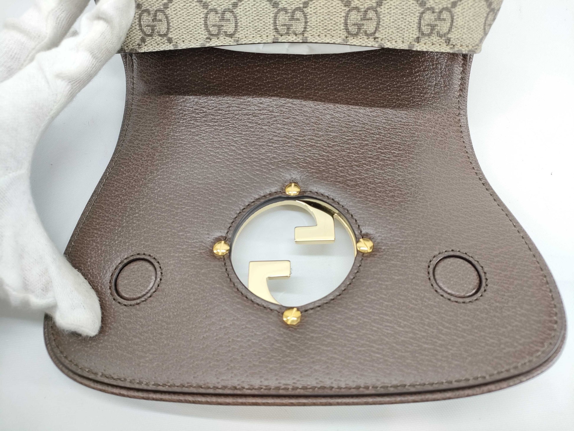 GUCCI GG Supreme Unused GG Blondie Body/Belt Bag/Waist Bag