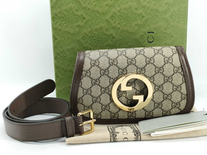 GUCCI GG Supreme Unused GG Blondie Body/Belt Bag/Waist Bag