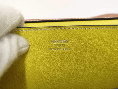 HERMES Opry 24 A engraved shoulder bag