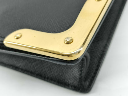 PRADA Saffiano Chain Shoulder Bag