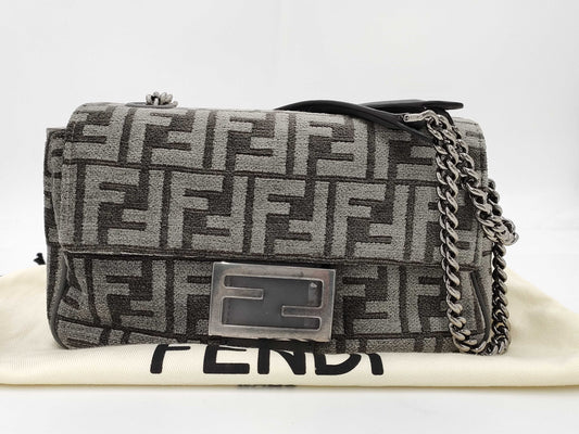 FENDI Baguette FF Shoulder Bag