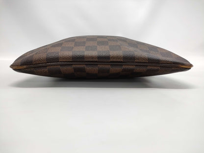 LOUIS VUITTON Damier Pochette Plat Brooklyn N41100 MI0152 Brown Shoulder Bag