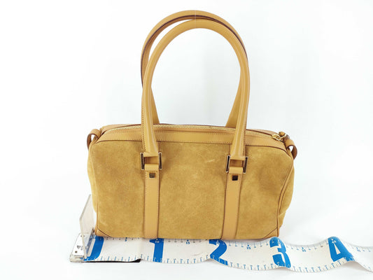 GUCCI Suede Mini Boston Bag 000.0851 Handbag