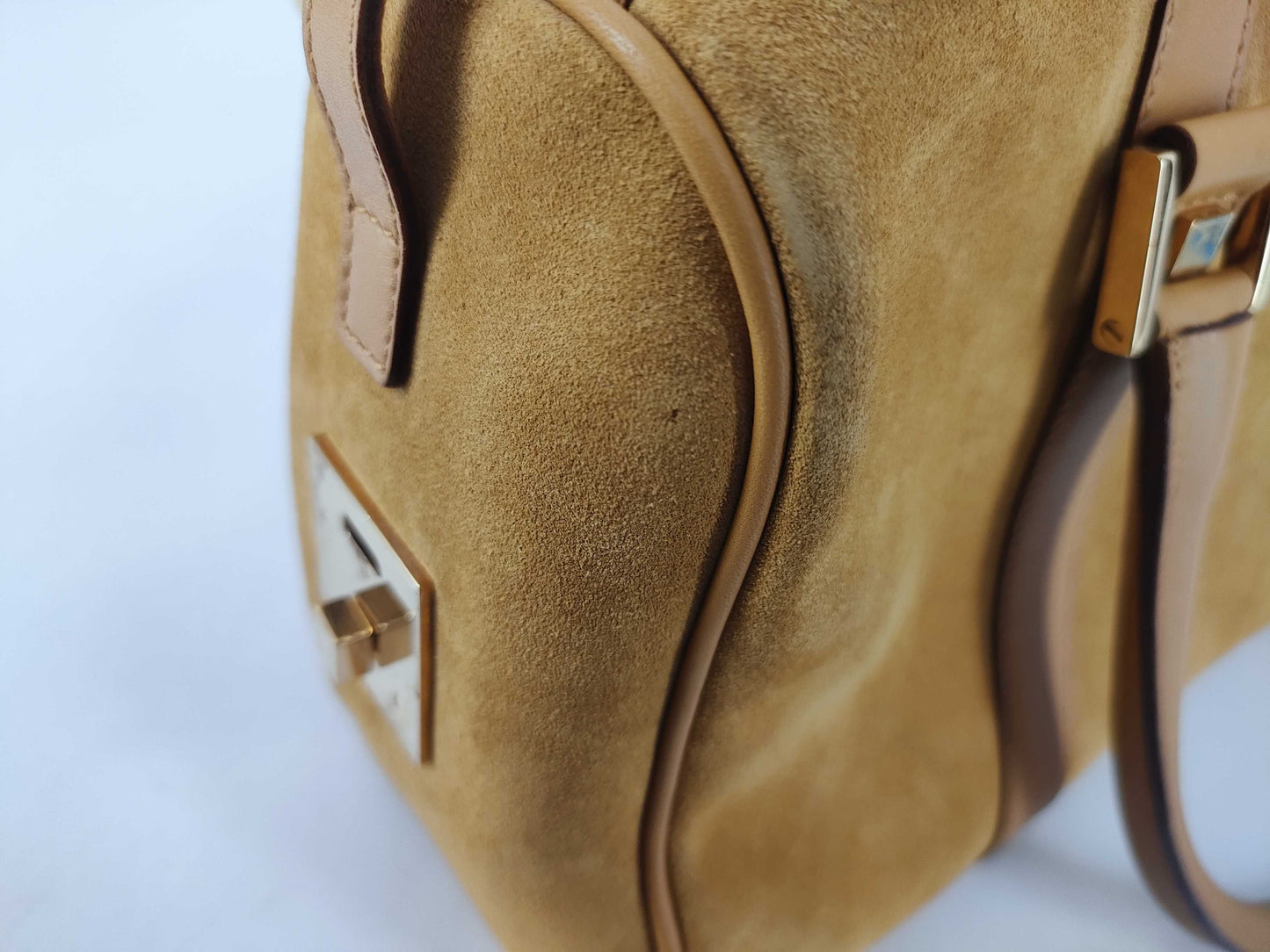 GUCCI Suede Mini Boston Bag 000.0851 Handbag