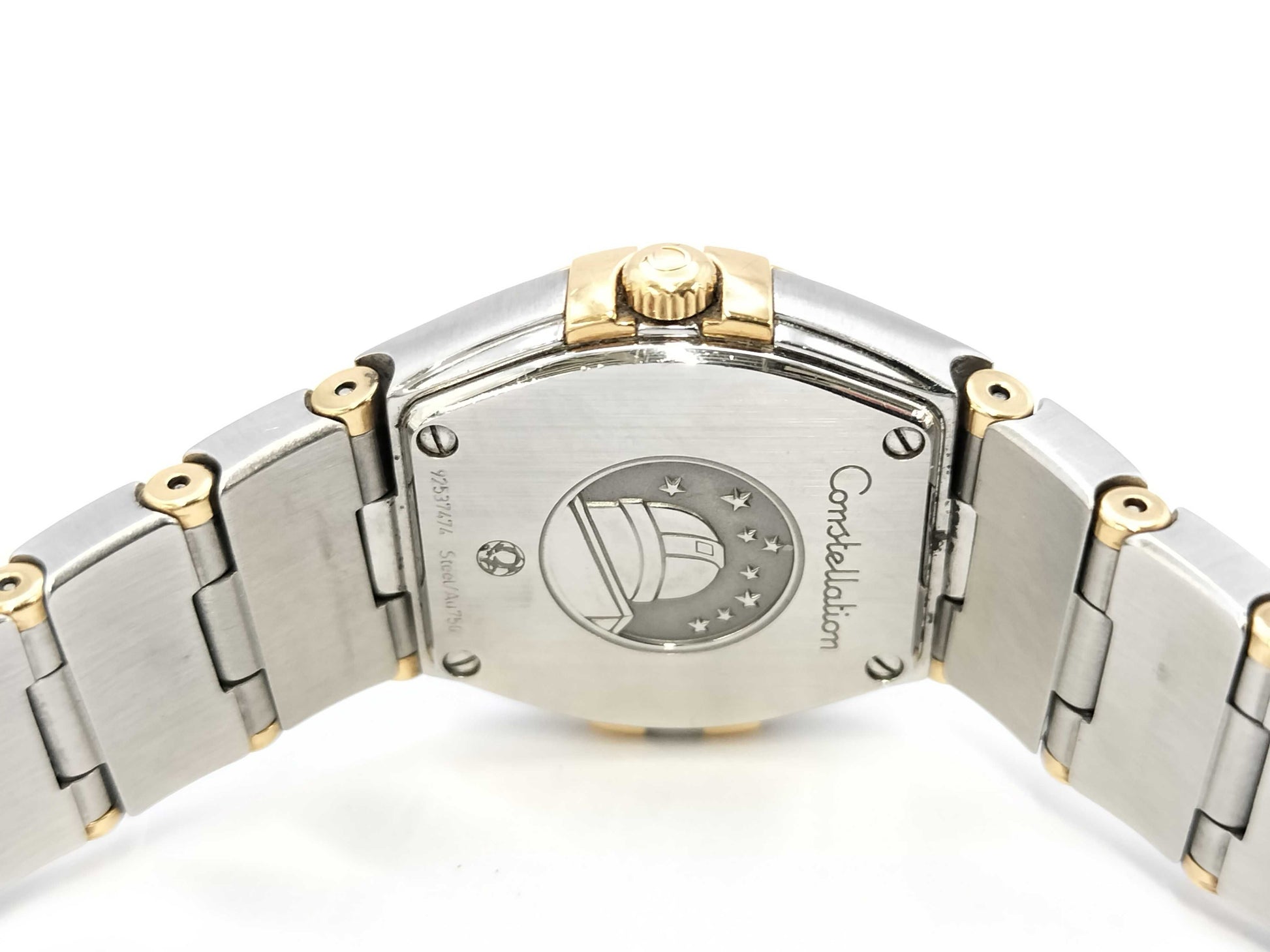 OMEGA Brushed 123.20.24.60.55.002 92537474 Quartz Shell Dial Women's Watch