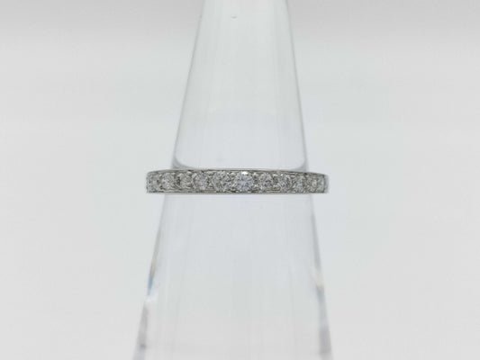 Tiffany & Co. Tiffany & Co. Half Eternity Diamond Ring, PT950, 3.0g 