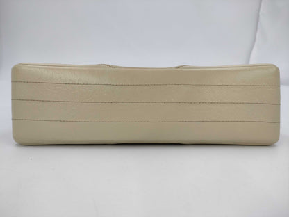 CHANEL Matte Lace Shoulder Bag