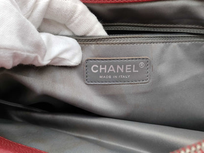 CHANEL Matte Lace Shoulder Bag Tote Bag