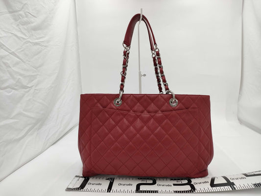 CHANEL Matte Lace Shoulder Bag Tote Bag