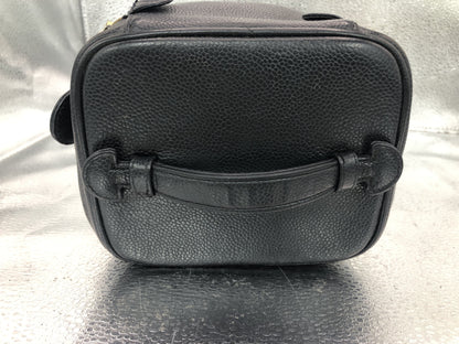 CHANEL Coco Mark Vertical Vanity Bag A01998 Caviar Skin Black Vanity Bag