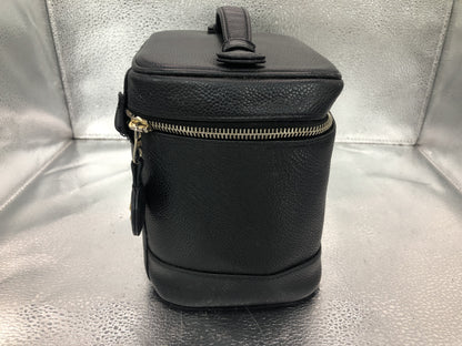 CHANEL Coco Mark Vertical Vanity Bag A01998 Caviar Skin Black Vanity Bag