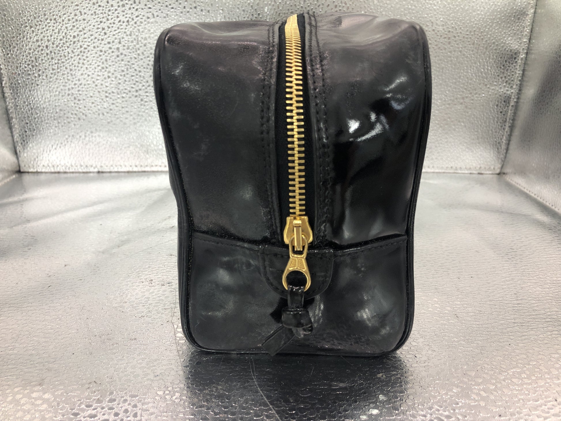 CHANEL Deca Coco Clutch Bag with Seal, 4129266, with Guarantee Card, Patent Leather, Black Clutch Bag