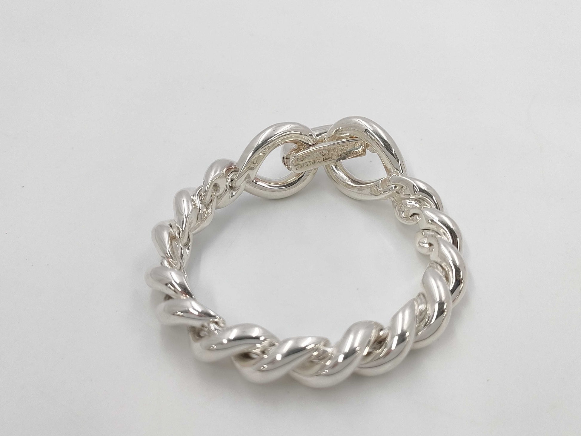 HERMES HERMES Torsade Bracelet ST 82.4g Bracelet/Bangle