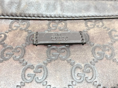 GUCCI Guccissima Shoulder Bag 148476, Brown Leather, Shima Shoulder Bag