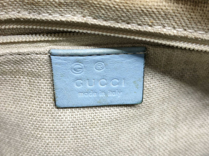 GUCCI Guccissima Gucci 449241 Handbag Shoulder Bag 2-way Shima Blue Handbag