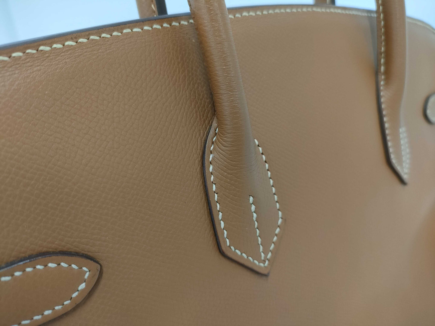 HERMES HERMES Birkin 35 Brown with Silver Hardware Handbag