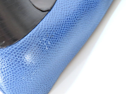 HERMES shoes blue pumps
