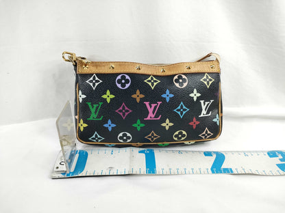 LOUIS VUITTON M92648 Monogram Multicolore Louis Vuitton Monogram Multicolore Pochette Accessoires Pouch M92648 SL10093 Hand Strap Handbag