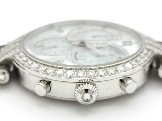 HARRY WINSTON Premiere PRNQCH40WW001 070925 Quartz K18 Shell Dial Men's Watch