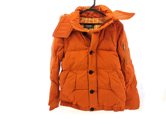 BURBERRY BLACK LABEL Orange Down 4-Way Coat