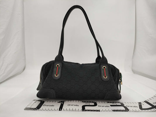 GUCCI GUCCI Gucci Princess Tote Bag Mini Boston Bag 161720 GG Canvas Bag