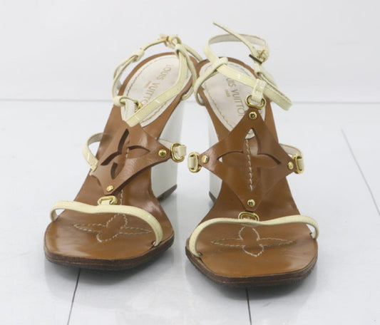 LOUIS VUITTON Monogram 35cm Sandals