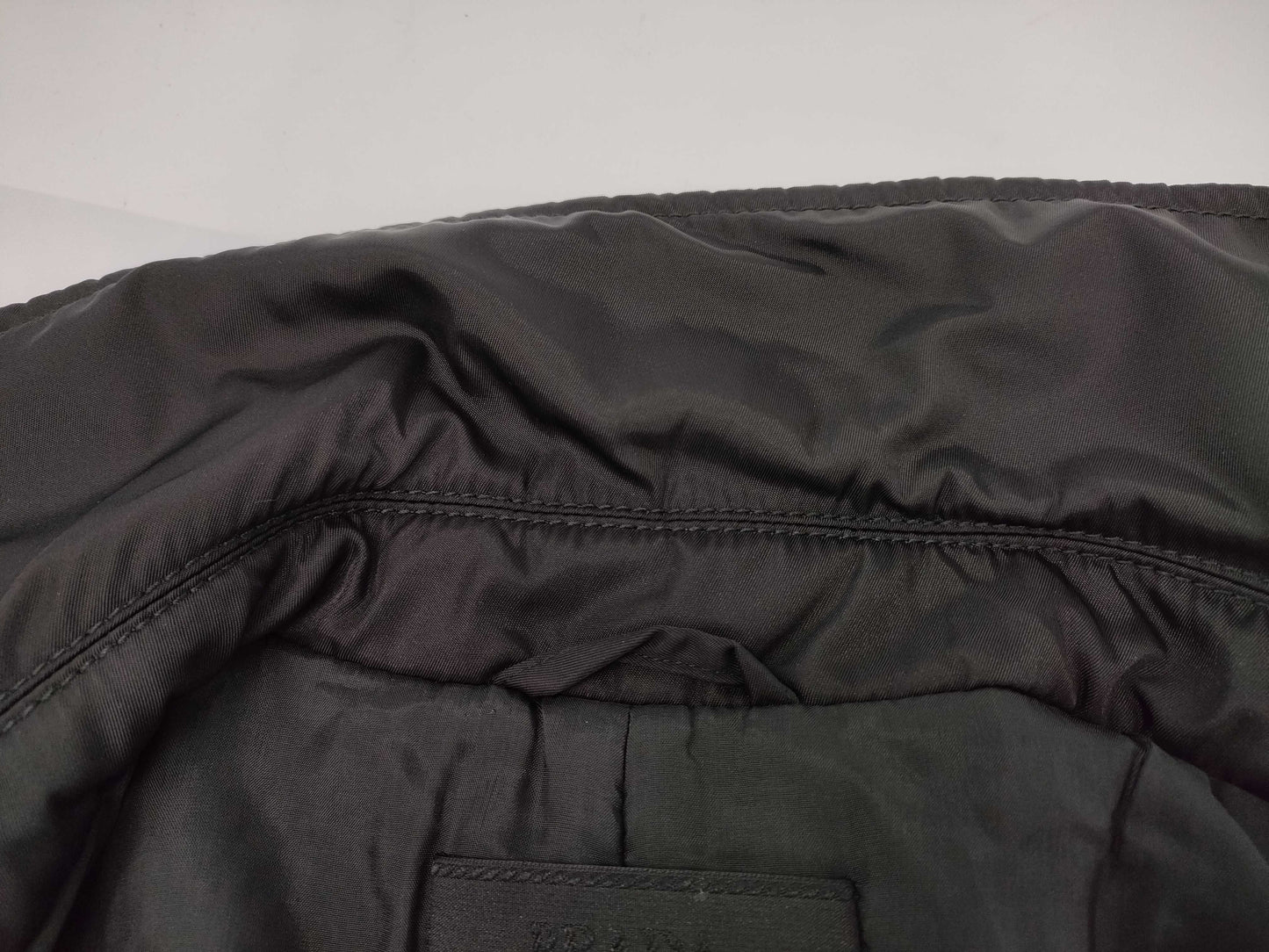 PRADA PRADA Prada Double-Breasted Coat, Padded, Black, Men's, Size S