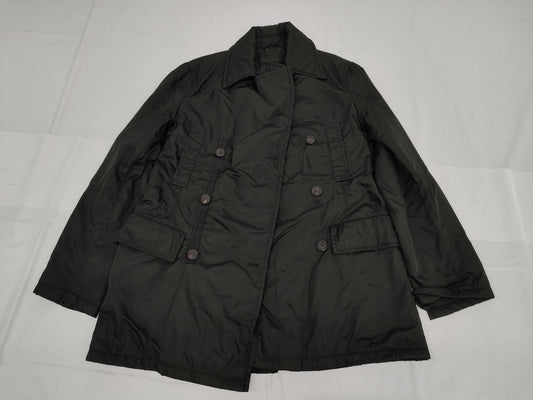 PRADA PRADA Prada Double-Breasted Coat, Padded, Black, Men's, Size S