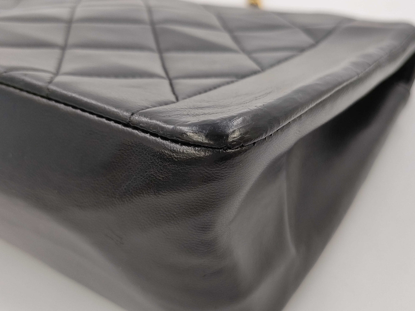 CHANEL Matelasse Diana Flap 25 Chain Shoulder Bag in Black Lambskin, No. 2, Shoulder Bag