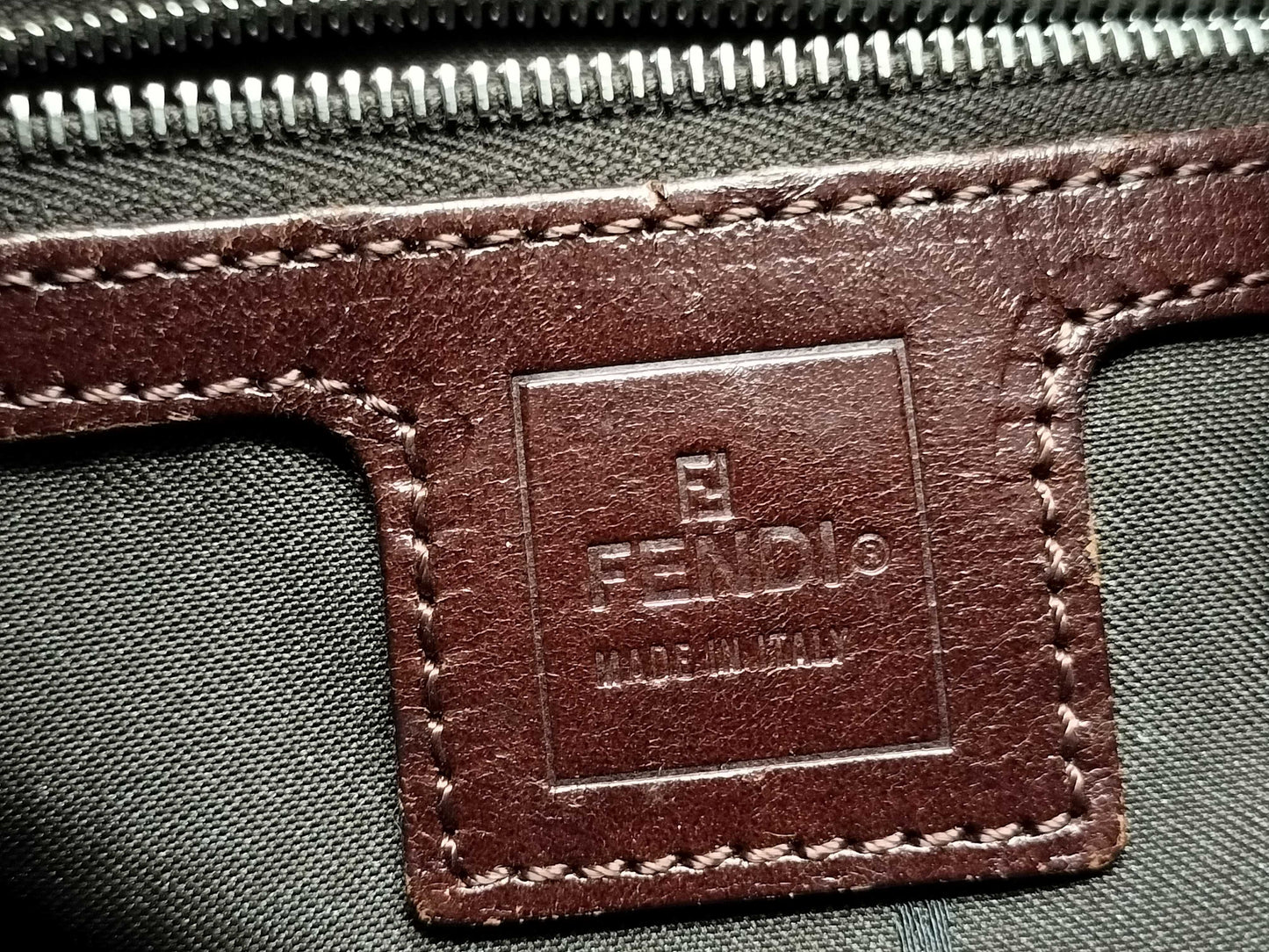 FENDI Zucca pattern Fendi Mamma Bucket bag shoulder bag