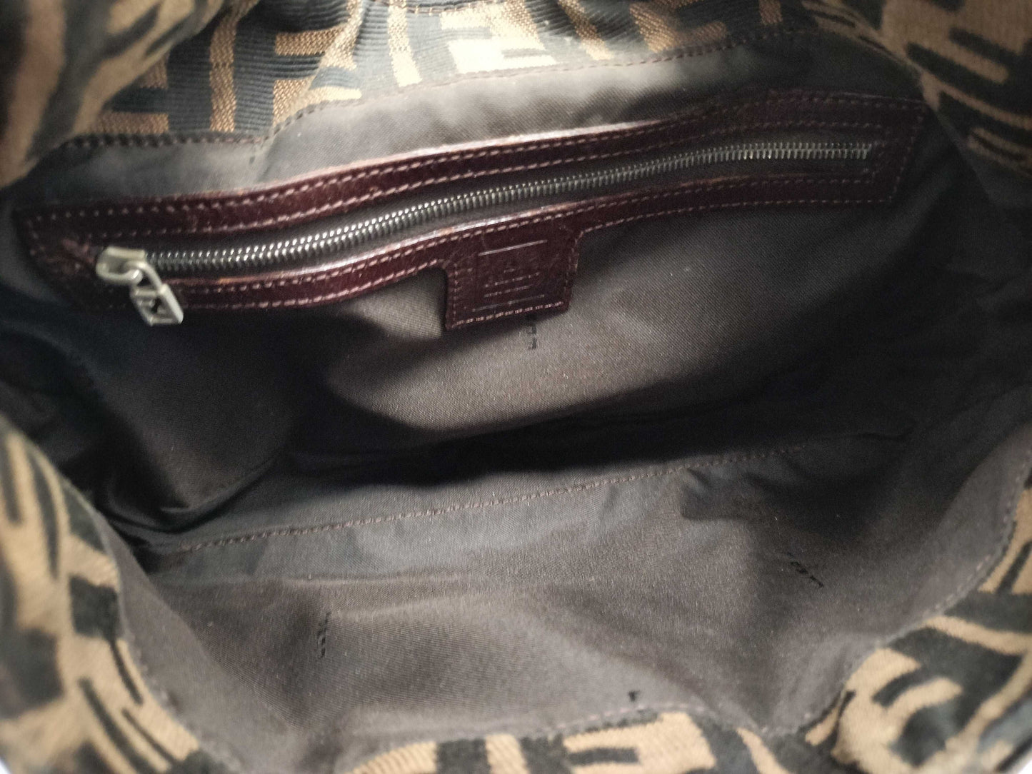 FENDI Zucca pattern Fendi Mamma Bucket bag shoulder bag