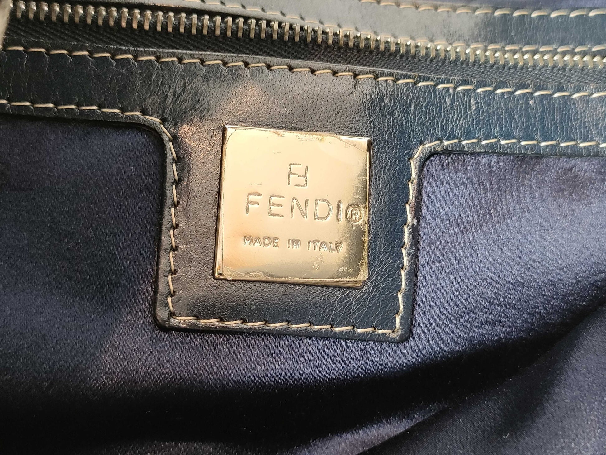 FENDI Zucchino One-Shoulder Bag Handbag