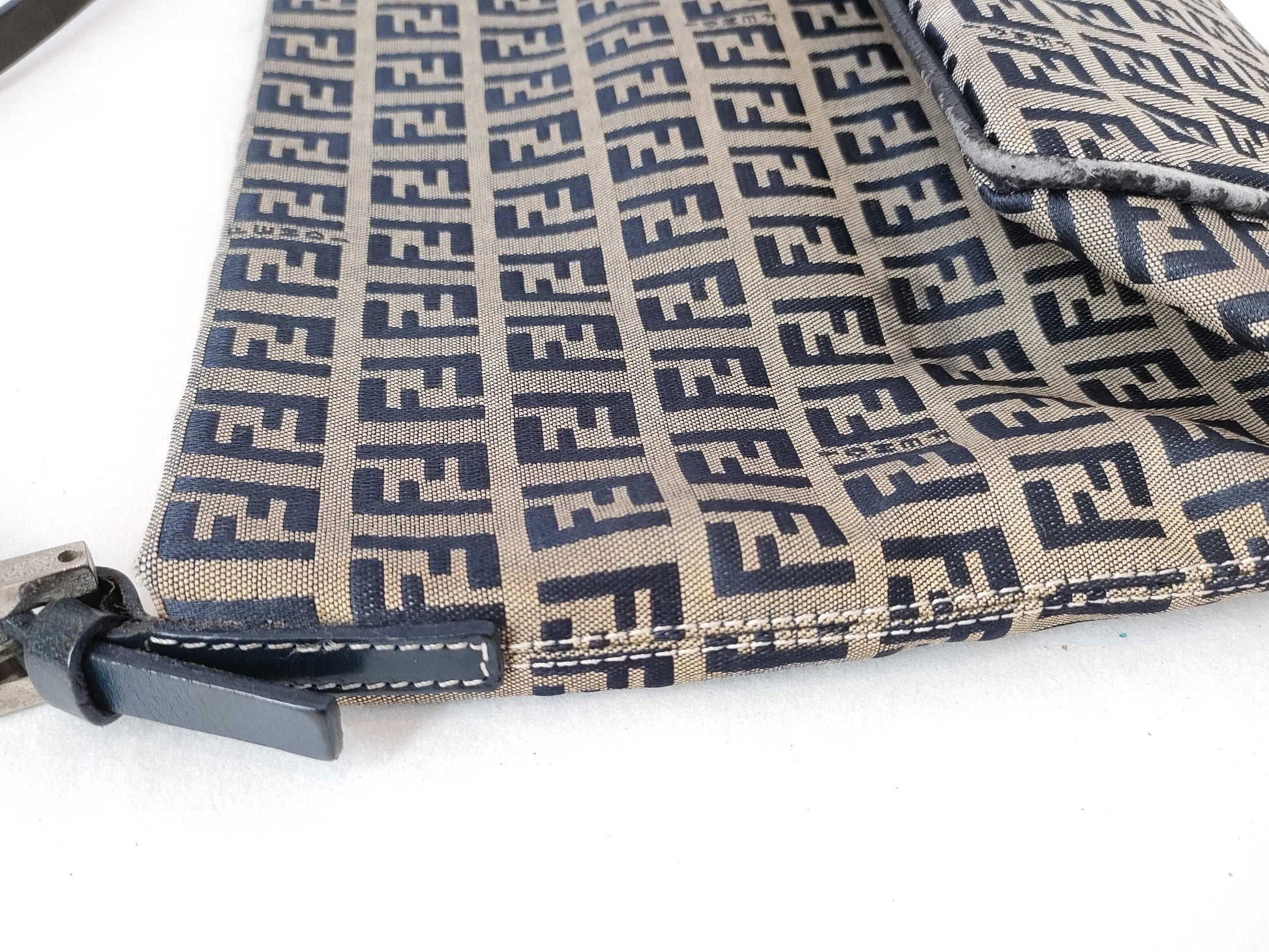 FENDI Zucchino One-Shoulder Bag Handbag