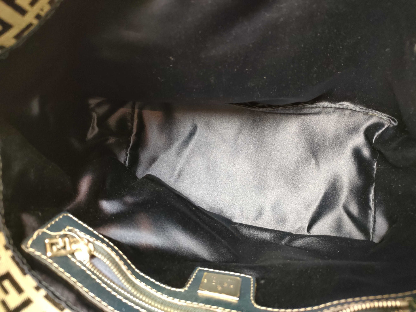 FENDI Zucchino One-Shoulder Bag Handbag