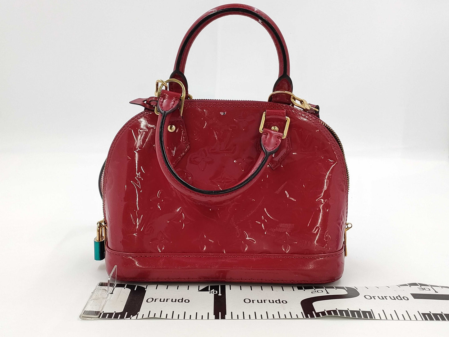 LOUIS VUITTON Vernis Alma BB Handbag