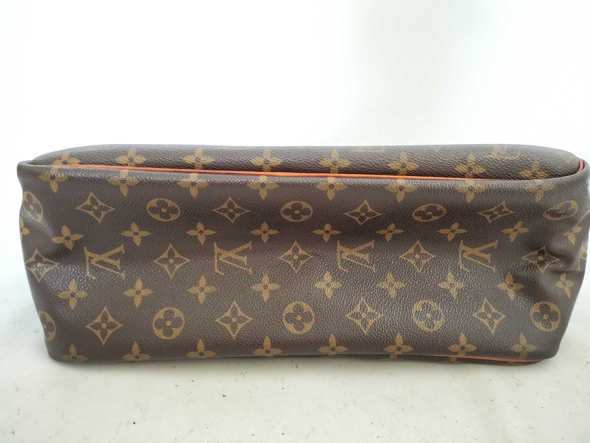 LOUIS VUITTON M47270 Monogram Deauville Handbag, Brown, Unknown Serial Number
