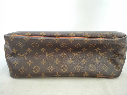 LOUIS VUITTON M47270 Monogram Deauville Handbag, Brown, Unknown Serial Number