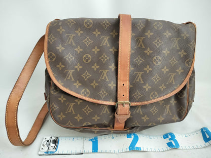 LOUIS VUITTON M42254 Monogram Saumur 35 M42254 Brown Shoulder Bag