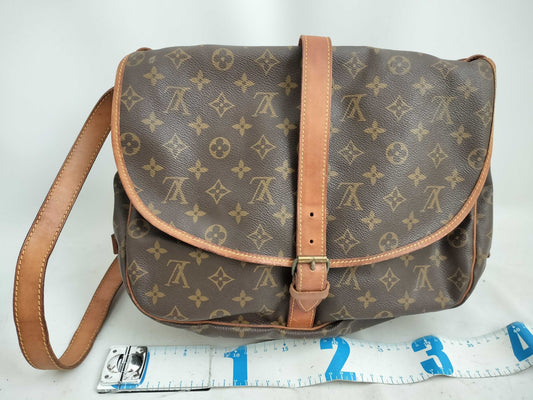 LOUIS VUITTON M42254 Monogram Saumur 35 M42254 Brown Shoulder Bag