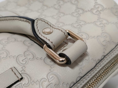 GUCCI ID - Gucci Leather Guccissima Joy Boston Handbag White #265697493075 Handbag