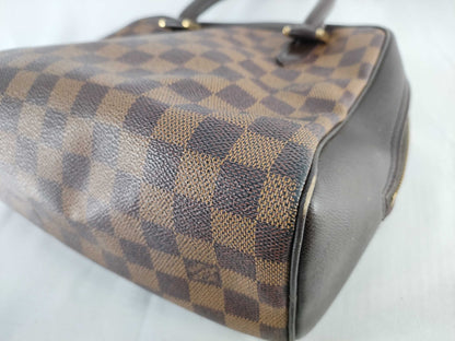 LOUIS VUITTON N51150 Damier Brera Handbag VI0918 Brown