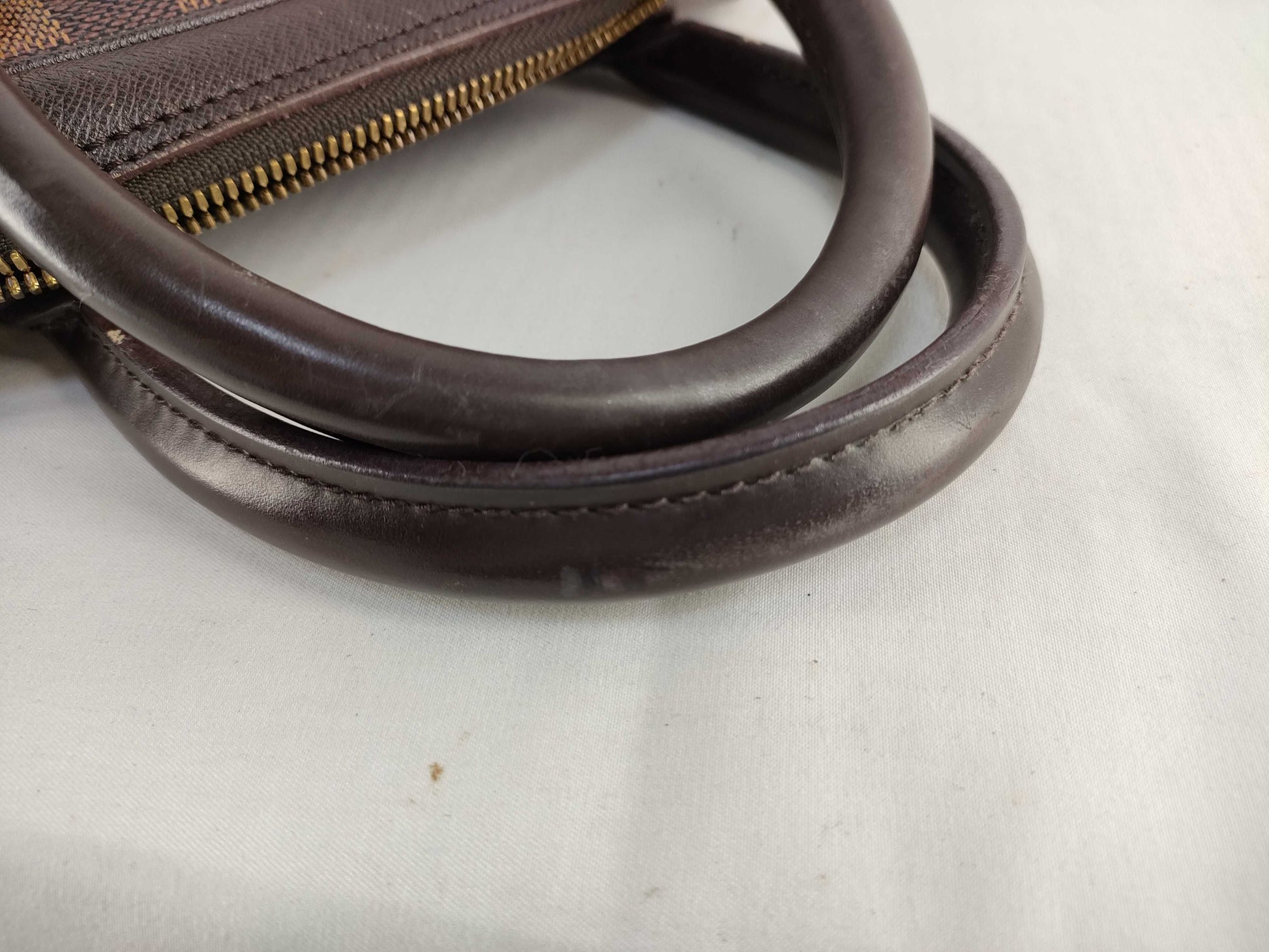 LOUIS VUITTON N51150 Damier Brera Handbag VI0918 Brown