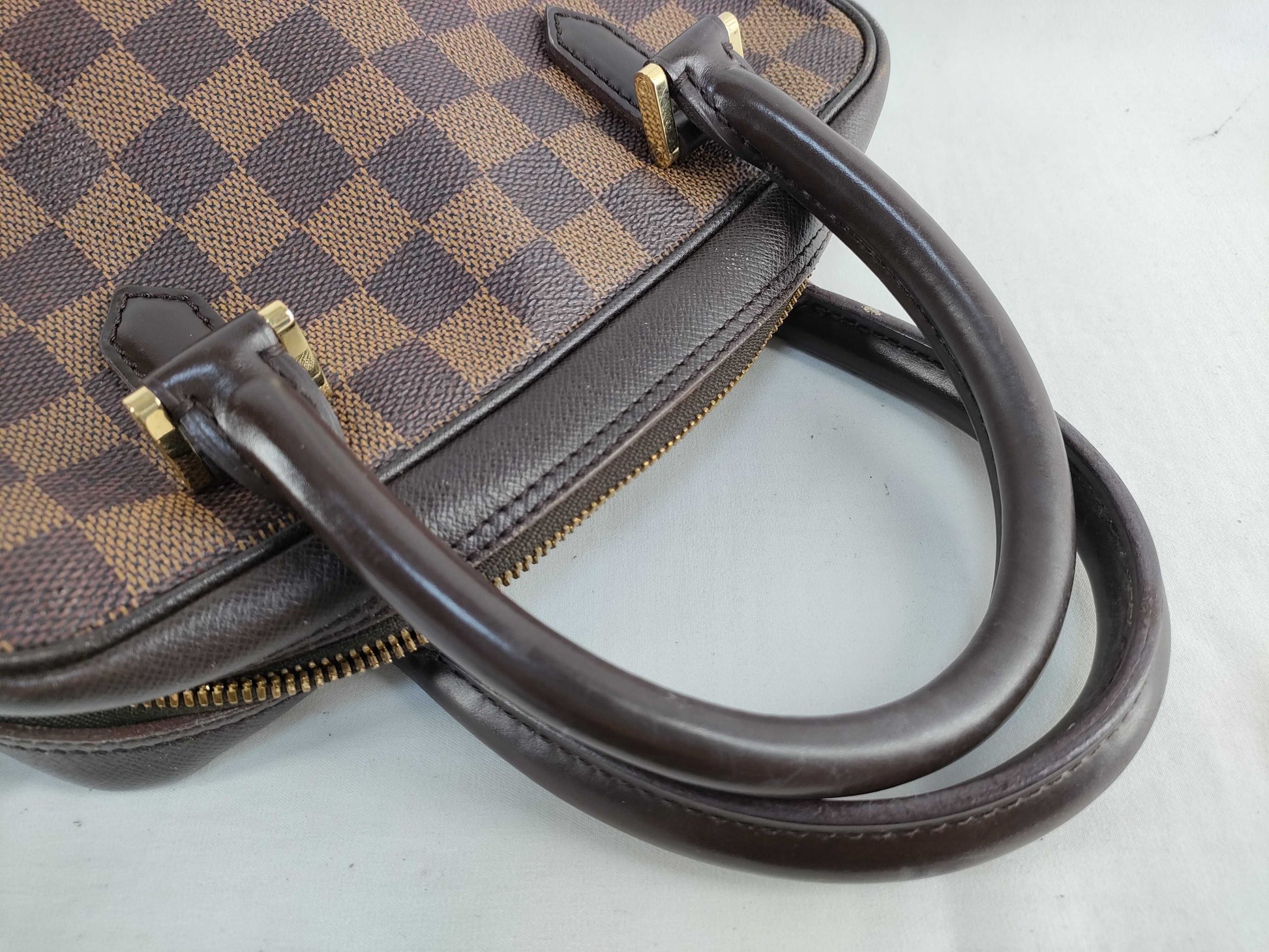 LOUIS VUITTON N51150 Damier Brera Handbag VI0918 Brown