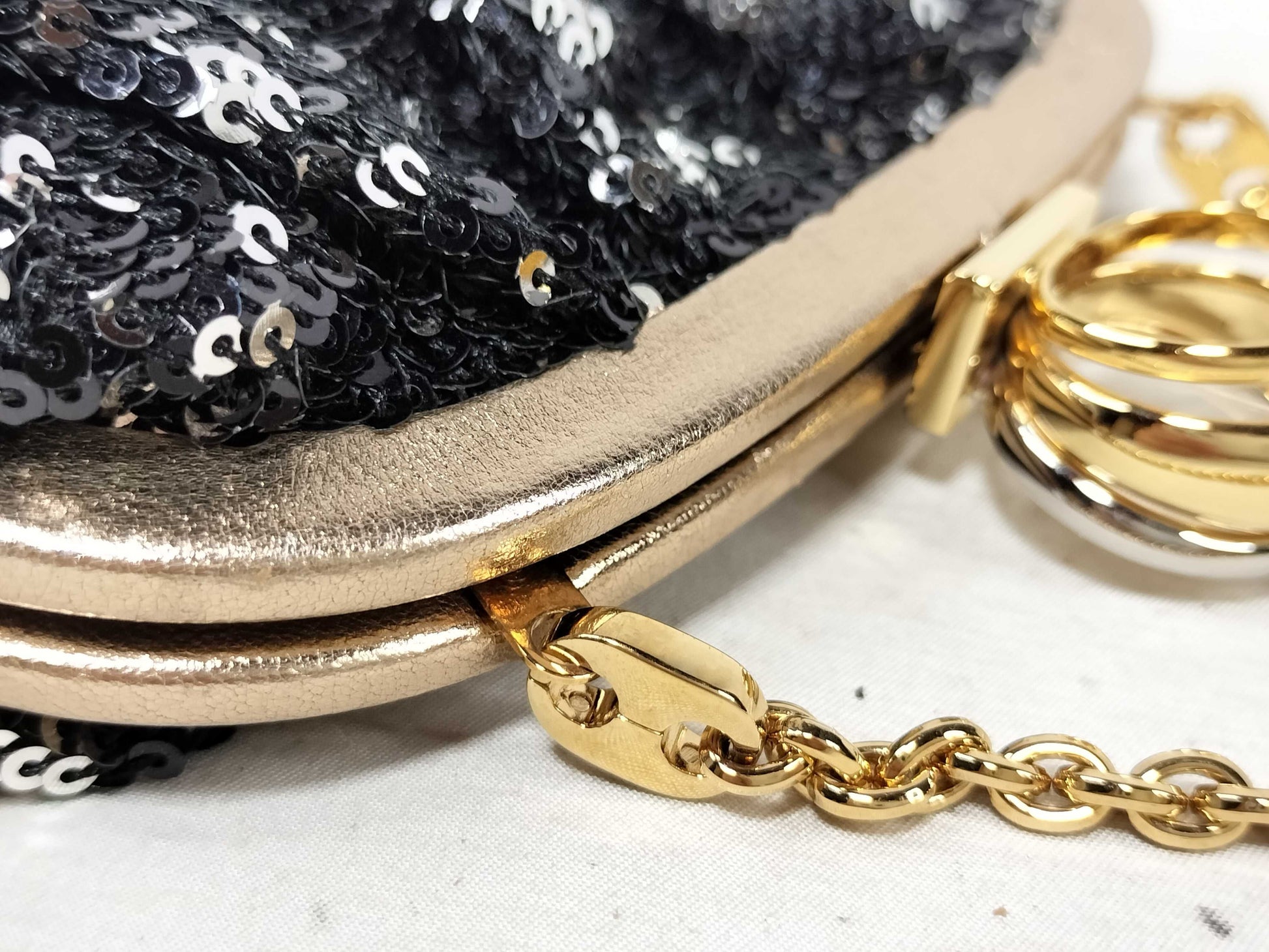 DOLCE&GABBANA DU-Dolce & Gabbana Shoulder Pouch Spancole Black Shoulder Bag