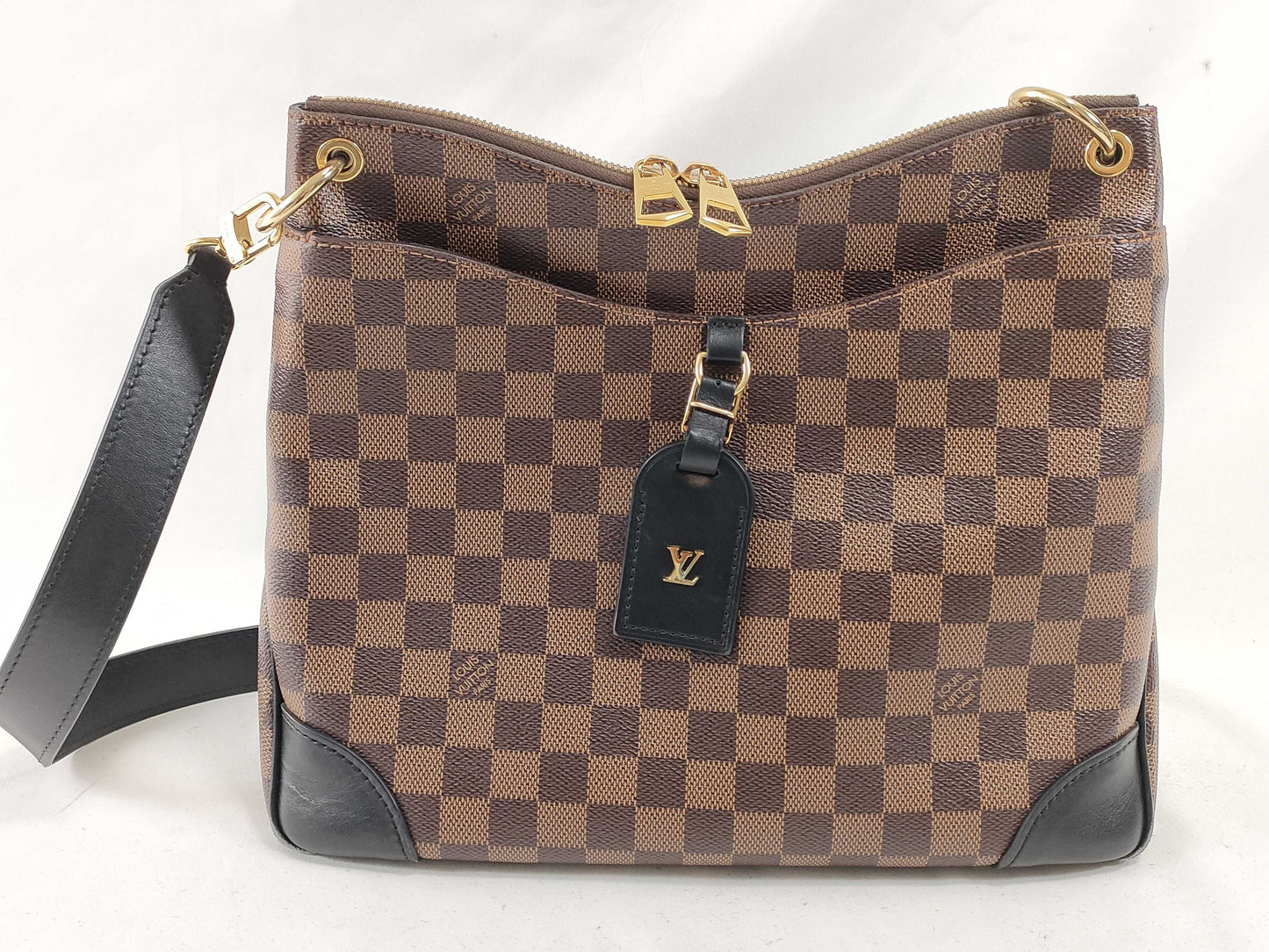 LOUIS VUITTON N 50062 Damier LOUIS VUITTON Louis Vuitton Odeon NM MM Damier Shoulder Bag RFID Model N50062 Shoulder Bag