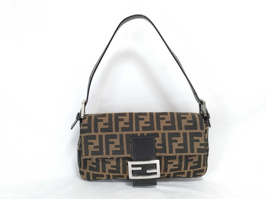 FENDI Zucca Mamma Bucket Handbag