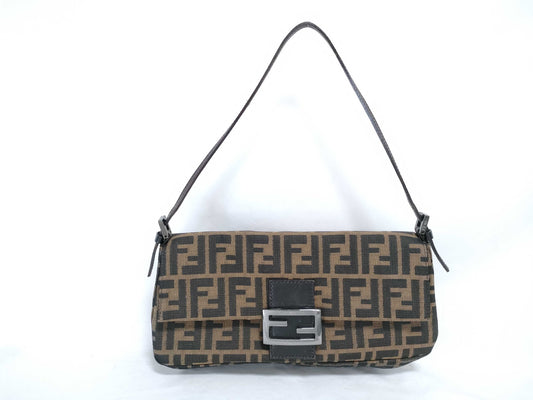 FENDI Zucca Mamma Bucket Handbag