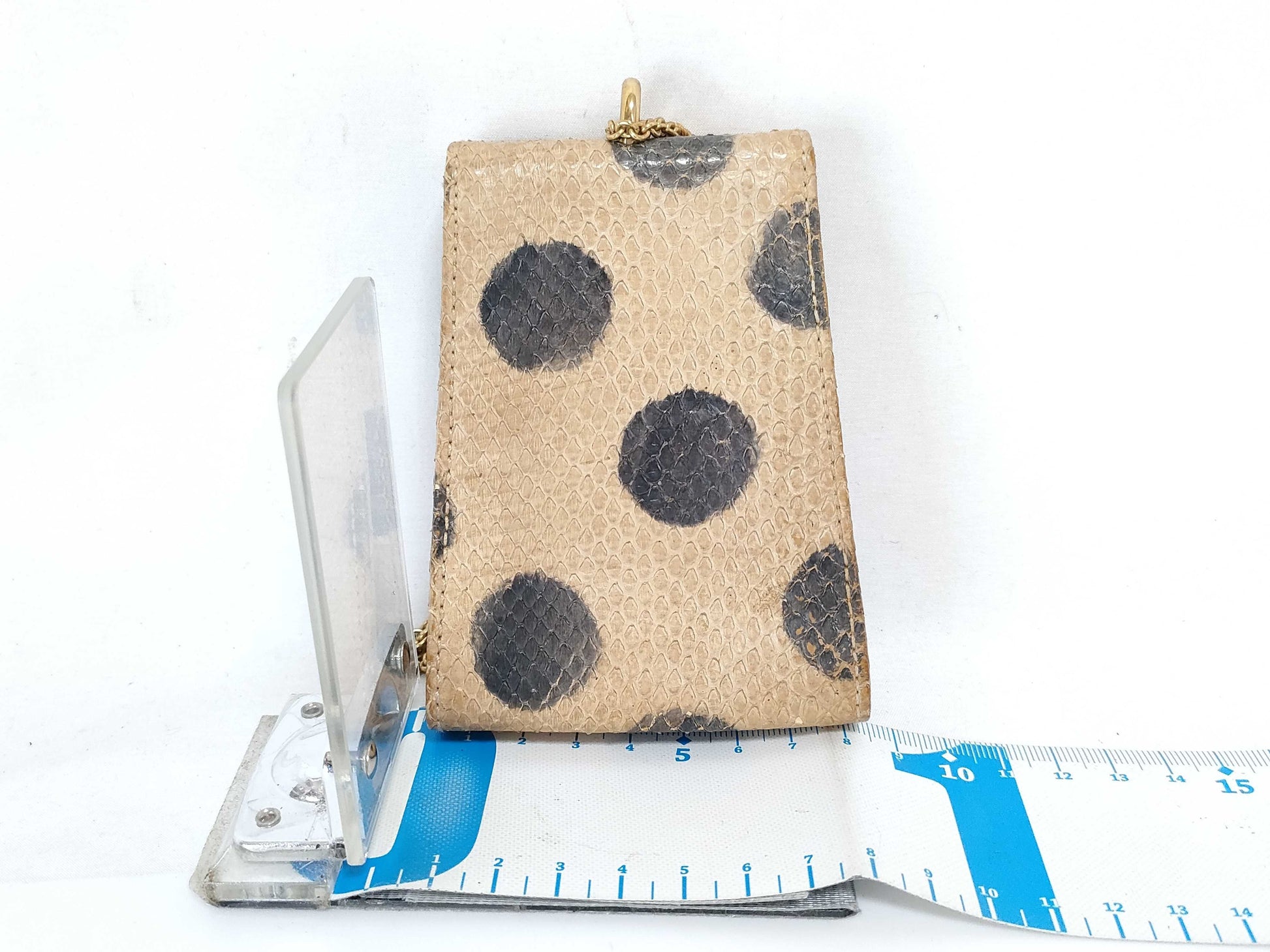FENDI Polka Dot Lady Rock Python Shoulder Bag